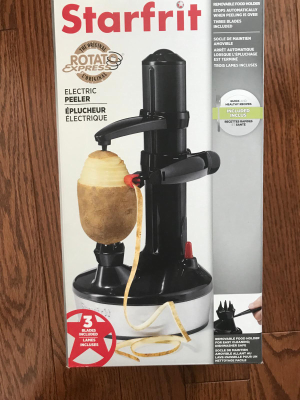 Brand New Starfrit Electric Peeler in Kitchen & Dining Wares in Mississauga / Peel Region