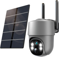 NEW: 2K Wifi Solar Security Camera