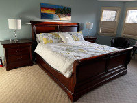 4 piece king bedroom suite