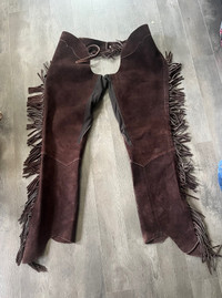 XL suede chaps