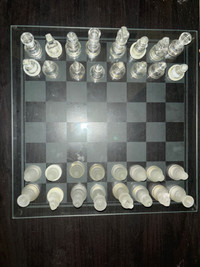 Glass Chess Board 