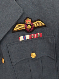 Canadian Military Pilot Dress uniform with cap & beret