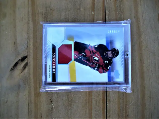 CARTE HOCKEY CARD, CONNOR BEDARD, JERSEY TEAM CANADA MINT COND.63826839735809120