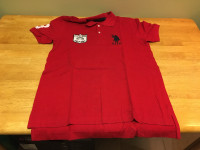 US Polo Red with Patches - Men's Shirt 70