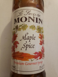 Monin Syrup - Maple Spice  - 12x 750ml glass bottles