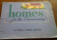 1950 Brochure: Waterloo Lumber Company Homes for the Discriminat