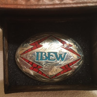 IBEW One of a kind Belt Buckle