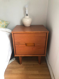 MCM style bedside table