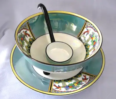 ENSEMBLE /CONFITURE VINTAGE NORITAKE JAM SET, View more