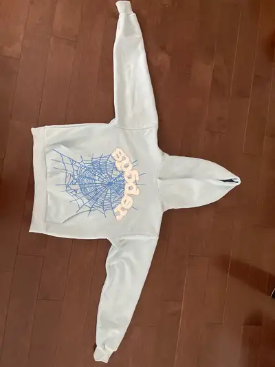 Sp5der Blue Hoodie, View more