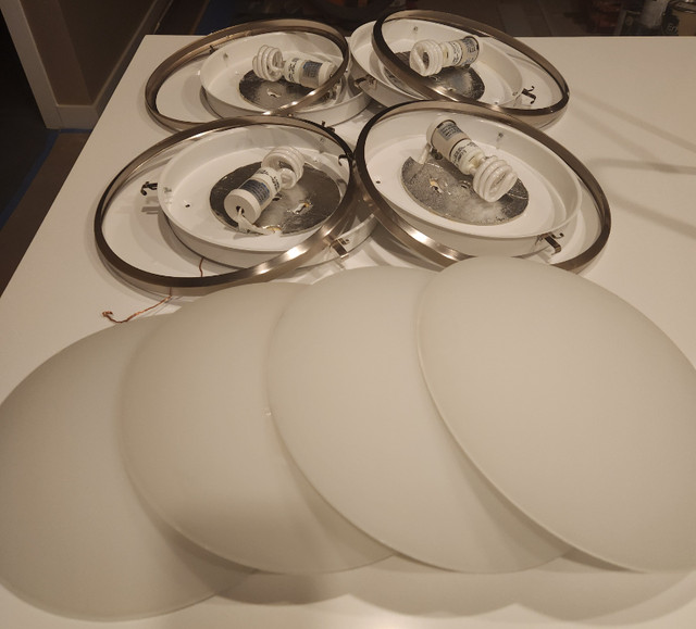 Ceiling Light Fixtures (set of 4) in Electrical in Burnaby/New Westminster