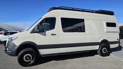 Stampede Leasing is selling this amazing, custom-made camper van! Used as a Demo vehicle by a local...
