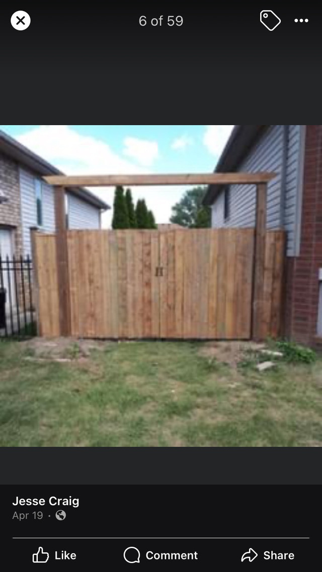 For all your post repair and fencing needs in Fence, Deck, Railing & Siding in Windsor Region