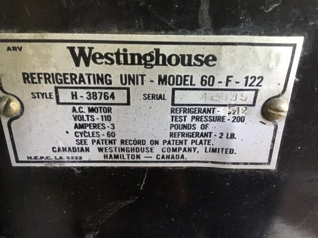 Vintage Westinghouse Refrigerator $500 in Refrigerators in Trenton - Image 3