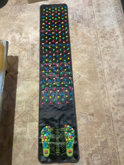 Acupressure Foot Massage Mat with Plastic Stones, View more