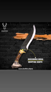 Hunting Knife Moose Anter