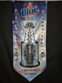 Labatt Blue Pilsner Stanley Cup Banner ~60"x24.5"