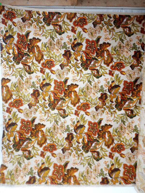 Vintage MCM Mid Century 5th Avenue Designs Linen Fabric 49 yards in Hobbies & Crafts in Kitchener / Waterloo