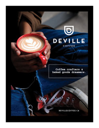 IMMEDIATE - DEVILLE COFFEE - PARK ROYAL!!