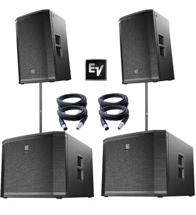 EV ETX Full System – 2x ETX-15P + 2x ETX-18SP – Save $4,800+, View more