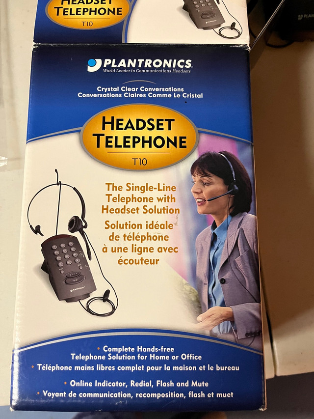 Plantronics T10 Headset Phone in Home Phones & Answering Machines in Charlottetown