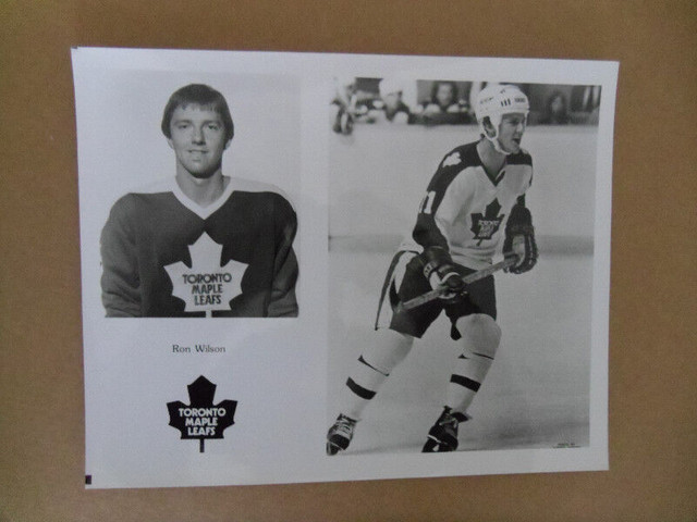 TORONTO MAPLE LEAFS-8x10 Black And White Player Photos. in Arts & Collectibles in Oakville / Halton Region