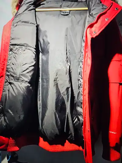 Men’s North Face Winter Jacket, excellent condition, very warm, maybe worn 4 times, Red in colour, s...
