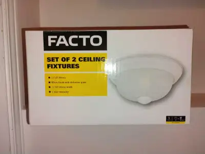  Textured White Ceiling Flush Mount Light 60W, View more