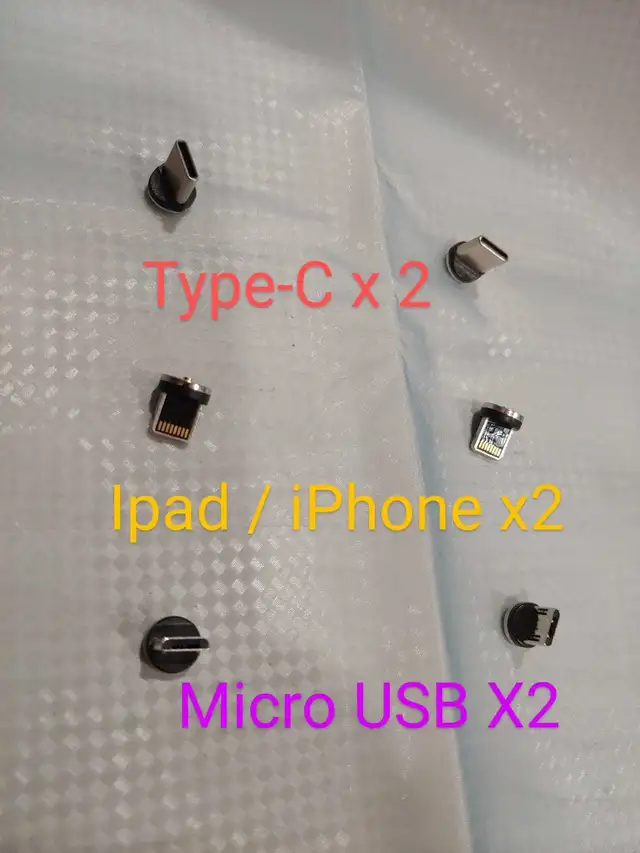 iPhone / Adroid Charging Cable w Multuole Connectors for iPhone436100303422105601