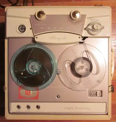 Vintage Webcor reel to reel tape recorder model 2811, View more
