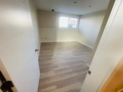 Basement suite Available MARCH 1ST 2026! Northshore by York ave near tim hortons Recently renovated...