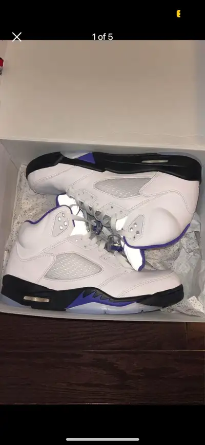 jordan 5 dark concord size 10 og box, View more