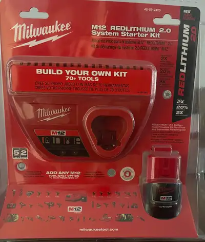Milwaukee M12 Battery/Charger Kit, View more