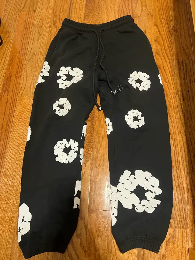 Denim Tears Pants Black & White Size Small