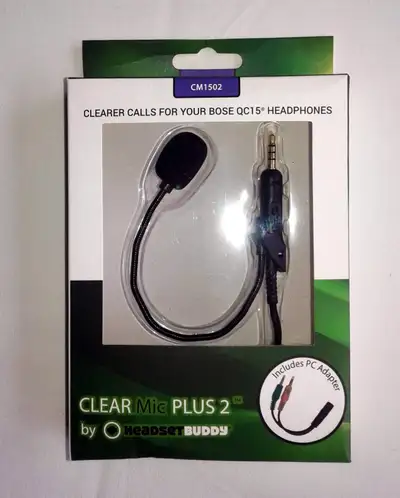 Headset Buddy ClearMic Plus 2 for Bose QC15-3.5mm, View more