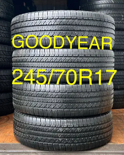P245/70R17 Goodyear Fortera HL ** NO INSTALL SERVICE ** I DO NOT OFFER INSTALLATION ** 4 LIKE NEW TI...