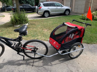 Bike trailer stroller 