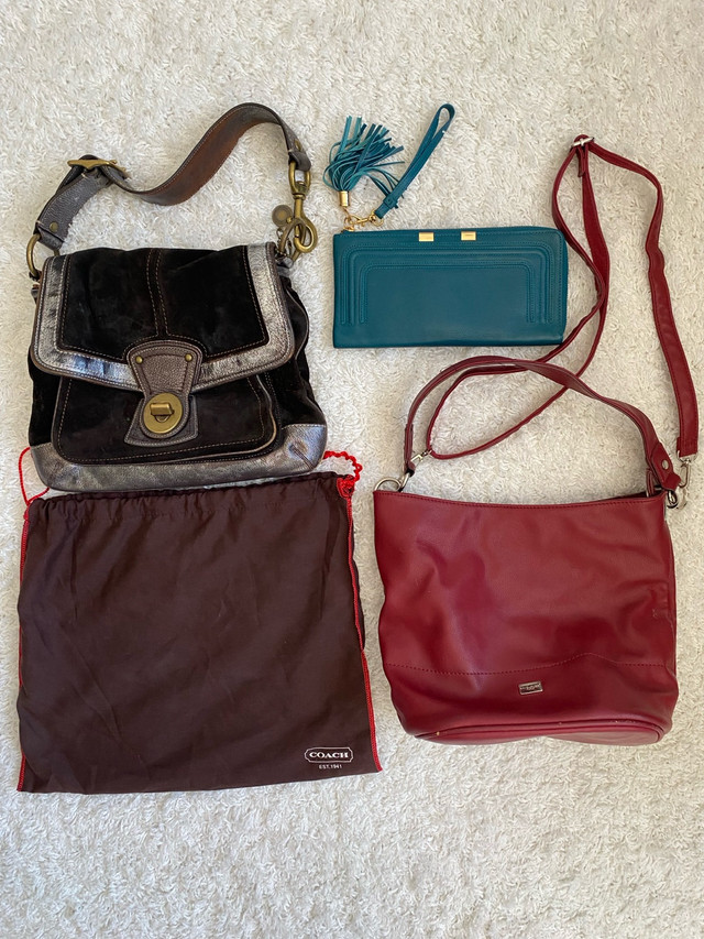 Used Coach purse & Brand New Danier wristlet in Women's - Bags & Wallets in Oshawa / Durham Region