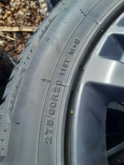F150 tires and rims with sensors used like new