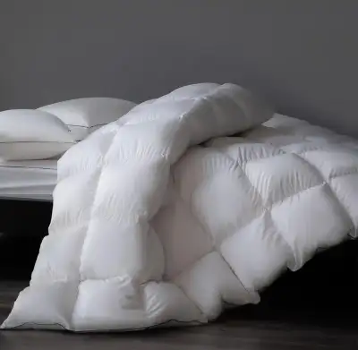 New 75Oz Fill Weight Premium Feather & Down Comforter Queen Size, View more