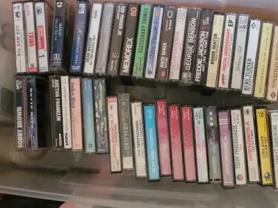 64 cassettes for $15 cash. All are in good condition. Scarborough pickup. Not accepting lower offers...