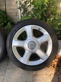 Audi OEM 17” wheels and tires 