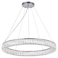 CWI Lighting Madeline 32" Contemporary Metal LED Chandelier in C