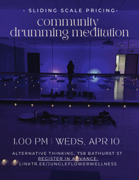 Community Drumming Meditation - Balance the Mind - $10+