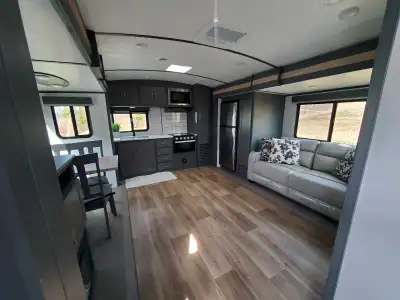 I'm selling a like-new 2023 Keystone 25RKPR PREMIER Premium Travel Trailer, an excellent couples tra...