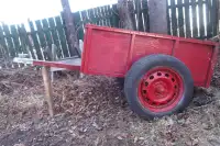 Remorque pour VTT très Solide, ou  tracteur pelouse