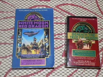 2 CHUNG KUD BOOKS, WHITE MOON, RED DRAGON & BENEATH TREE HEAVEN, View more