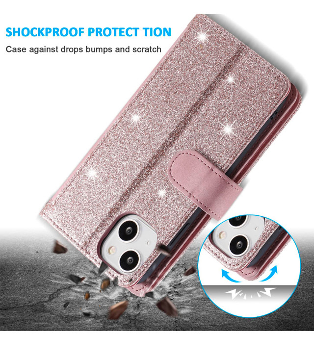 Brand New Wallet Flip Case for iPhone 13 6.1 in Cell Phone Accessories in Mississauga / Peel Region - Image 3