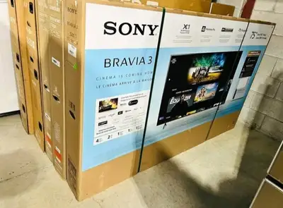 Sony 75-Inch Class 4K Ultra HD BRAVIA 3 LED Smart TV with Google, View more