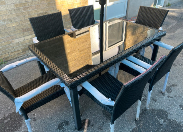 Outdoor Patio Dining Furniture Set dans Mobilier pour terrasse et jardin  à Ville de Toronto - Image 3